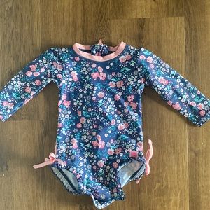 Ruffle Butts RashGuard one-piece swimsuit
